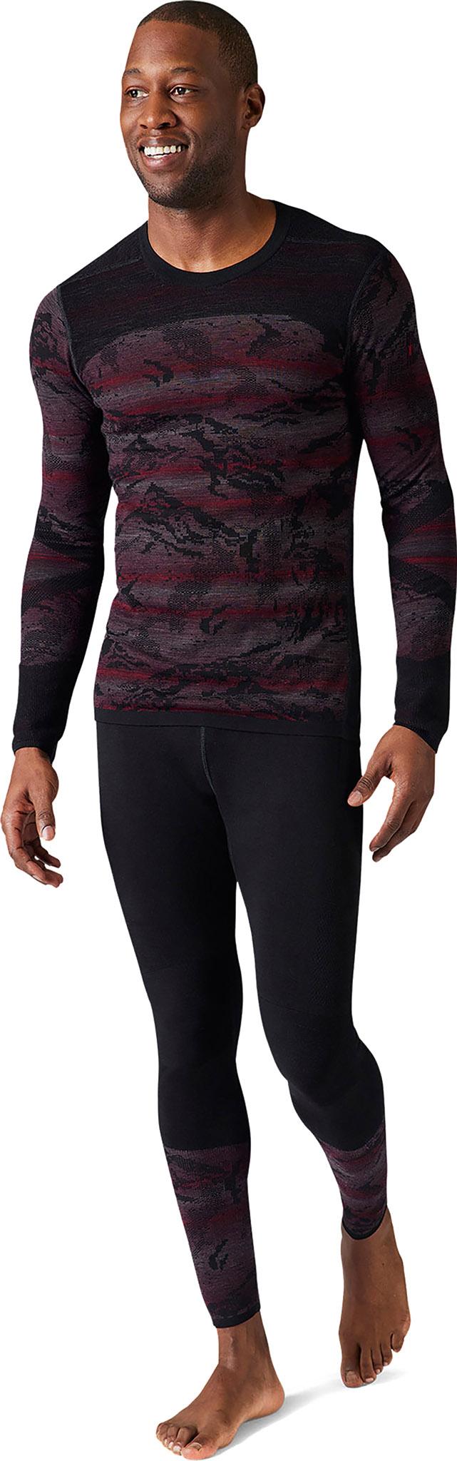 Product gallery image number 3 for product Intraknit Merino 200 Pattern Crew - Men's