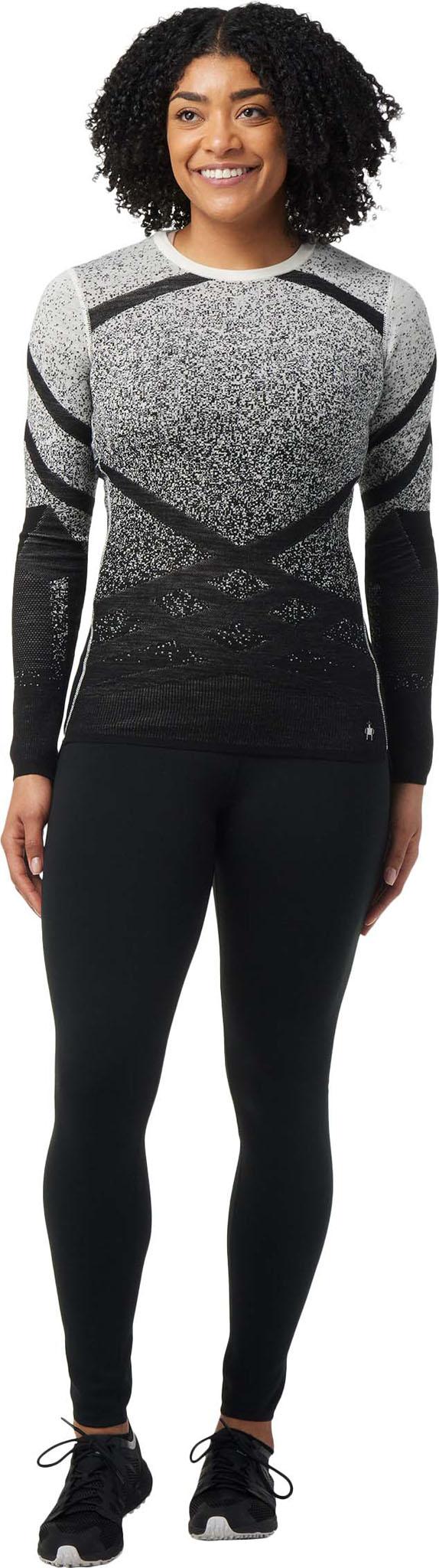 Product gallery image number 3 for product Intraknit Merino 200 Pattern Crew Pullover - Women's