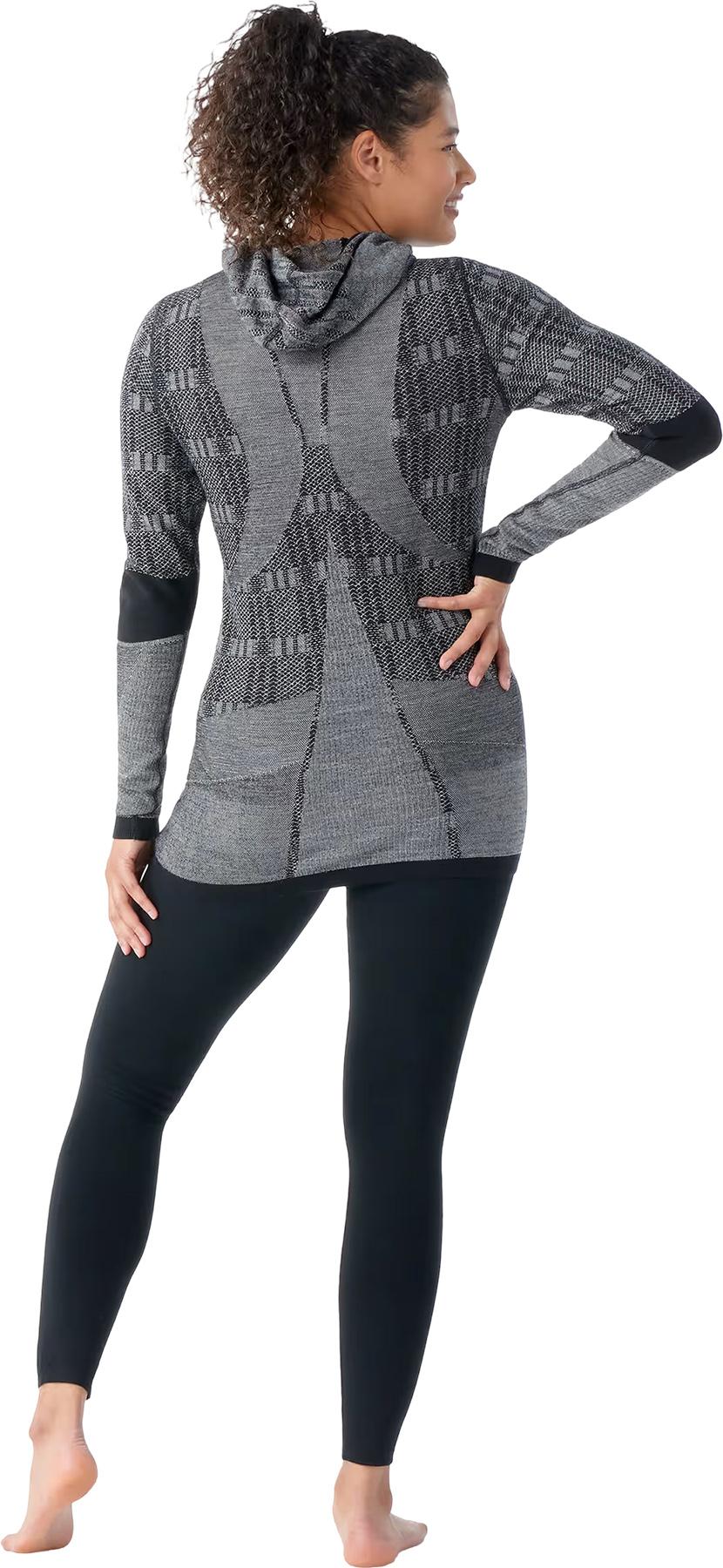 Product gallery image number 2 for product Intraknit™ Thermal Max Merino Base Layer Pattern Hoodie - Women's