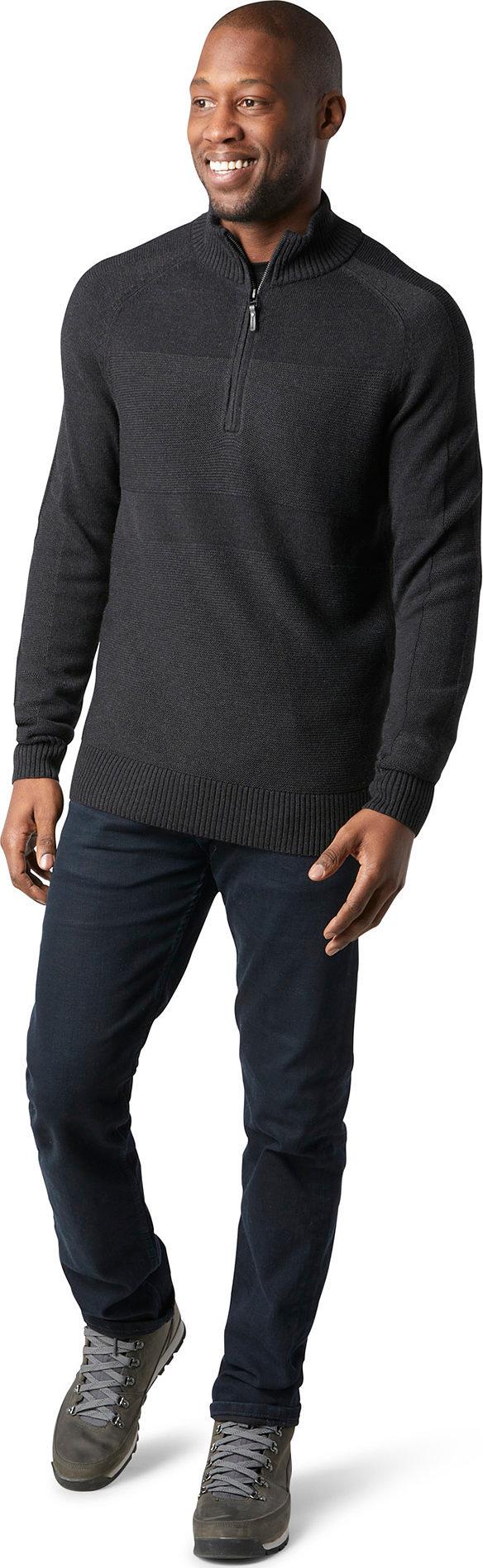 Product gallery image number 3 for product Ripple Ridge Half Zip Sweater - Men's