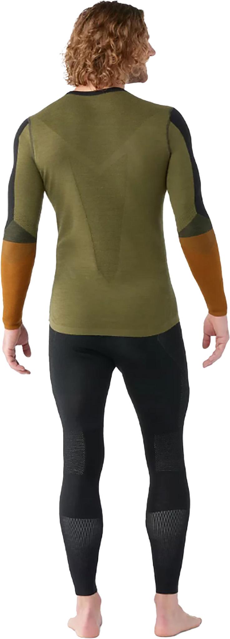 Product gallery image number 2 for product Intraknit Thermal Merino Crew Neck Colorblock Base Layer Top - Men's
