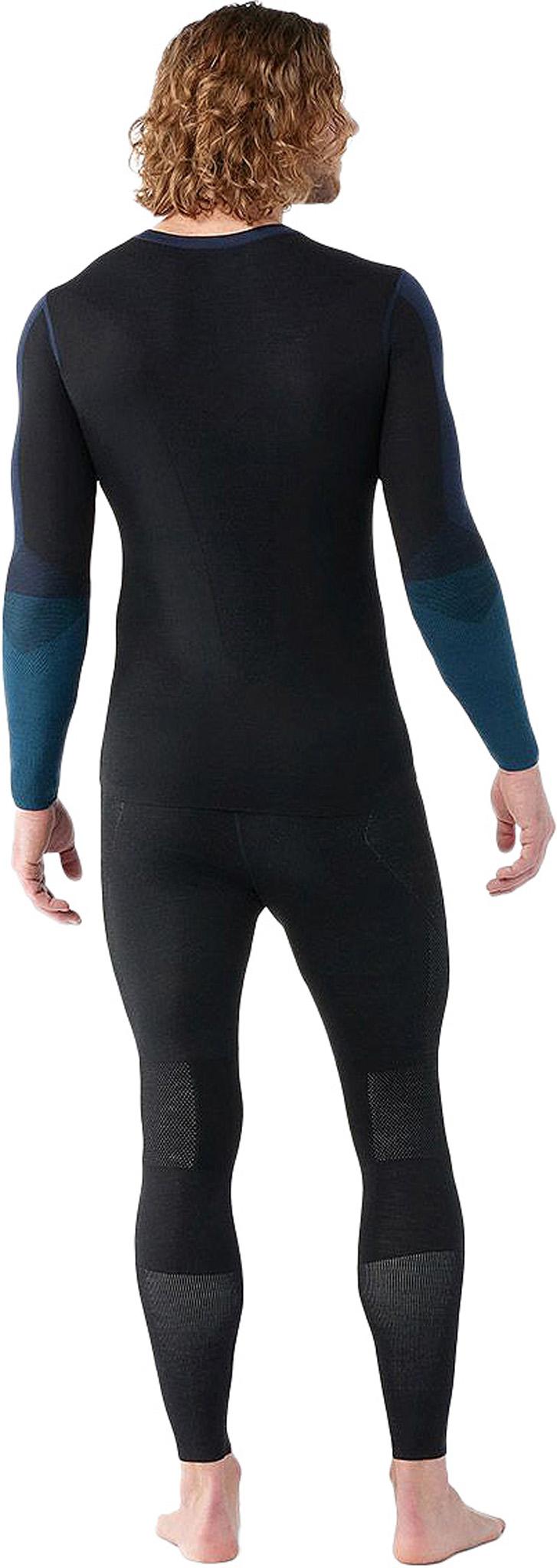 Product gallery image number 3 for product Intraknit Thermal Merino Crew Neck Colorblock Base Layer Top - Men's