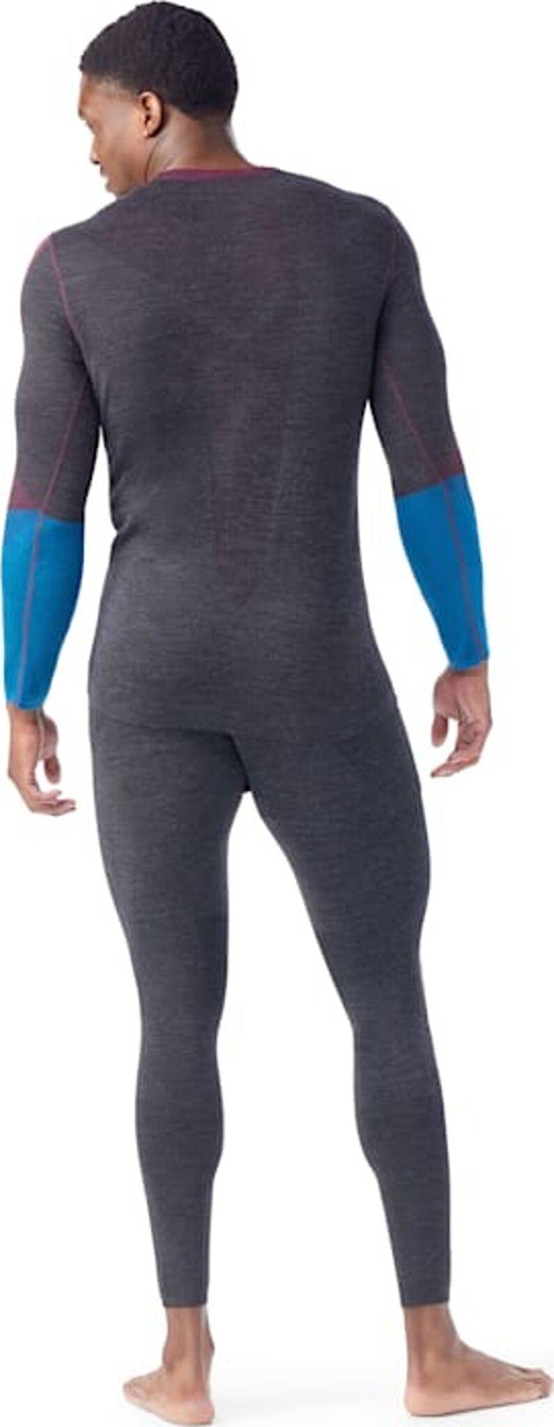 Numéro de l'image de la galerie de produits 2 pour le produit Haut couche de base à col rond en mérinos Colorblock Intraknit Thermal - Homme