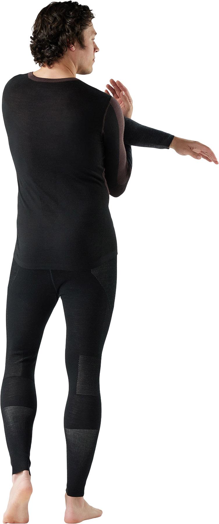 Product gallery image number 2 for product Intraknit Thermal Merino Crew Neck Colorblock Base Layer Top - Men's