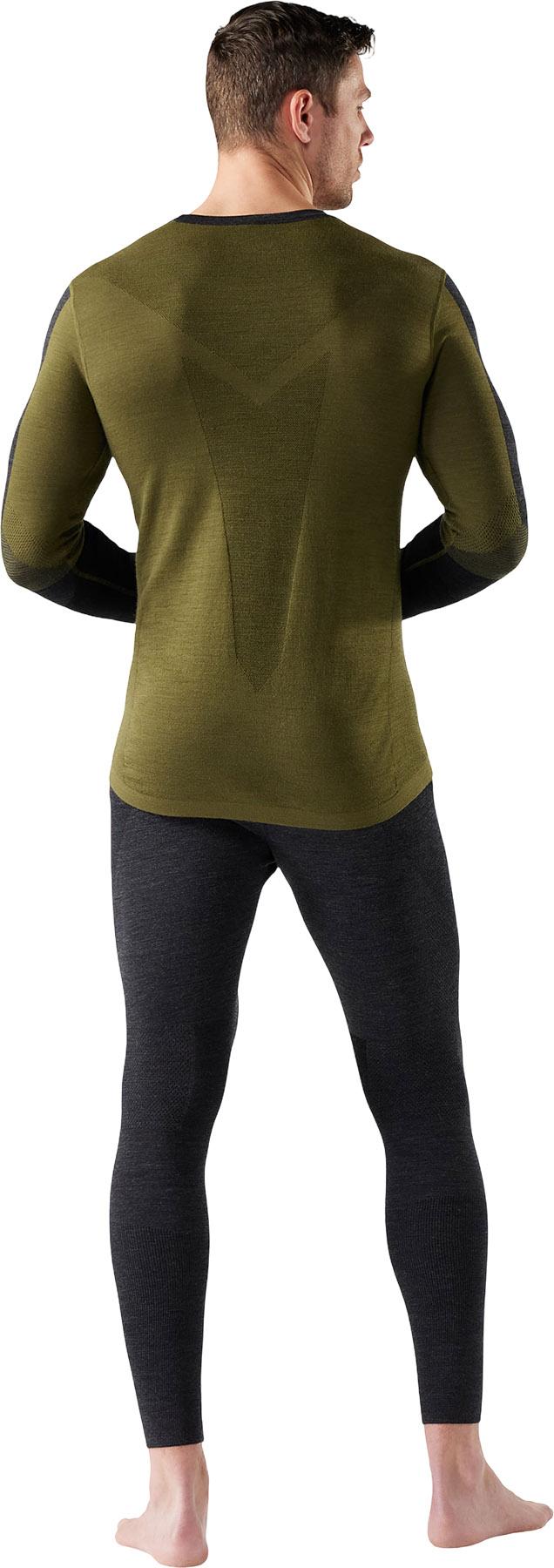 Product gallery image number 2 for product Intraknit Thermal Merino Crew Neck Colorblock Base Layer Top - Men's