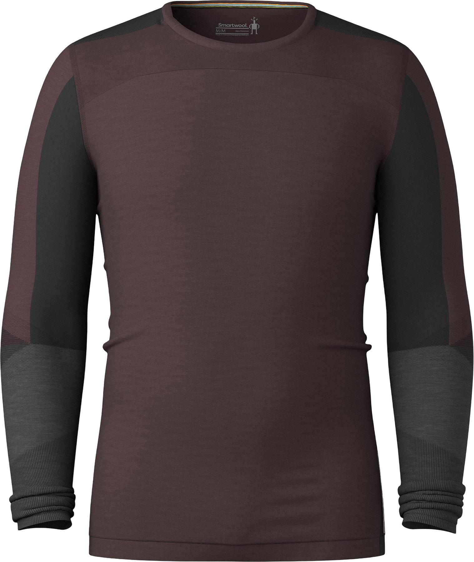 Product image for Intraknit Thermal Merino Crew Neck Colorblock Base Layer Top - Men's