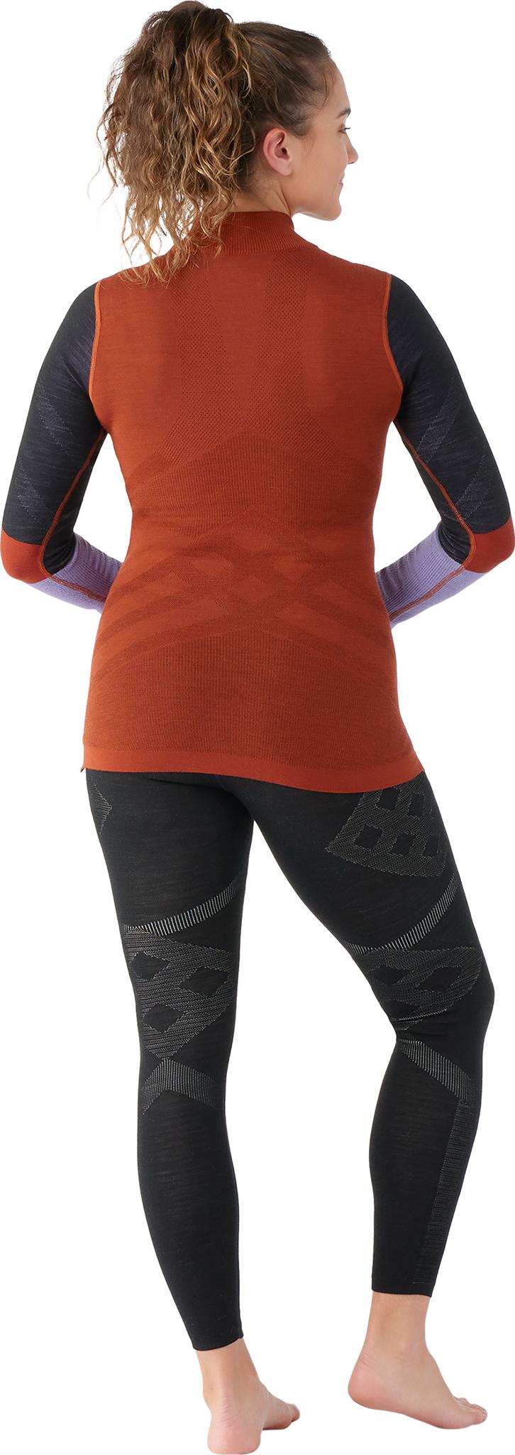 Product gallery image number 2 for product Intraknit Merino 200 Colorblock 1/4 Zip Baselayer - Women's