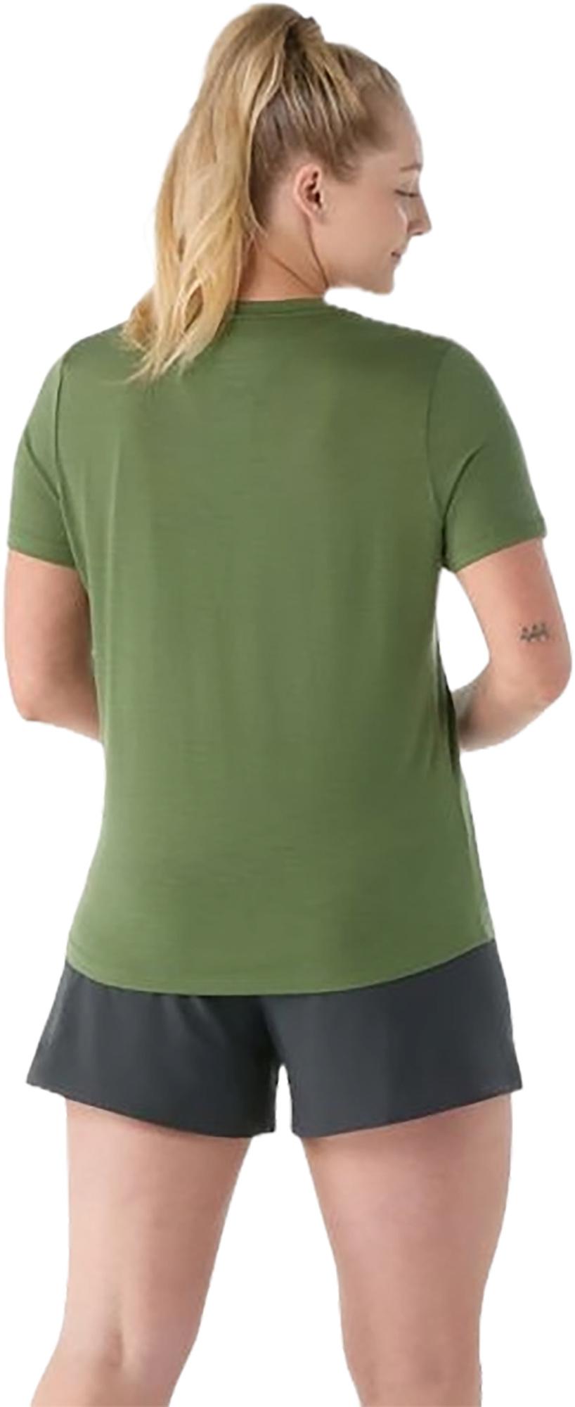 Product gallery image number 3 for product Merino Sport 120 V-Neck Short Sleeve Tee - Women's