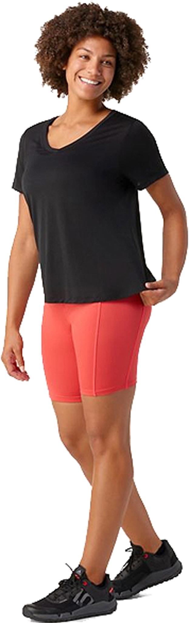 Product gallery image number 3 for product Merino Sport 120 V-Neck Short Sleeve Tee - Women's