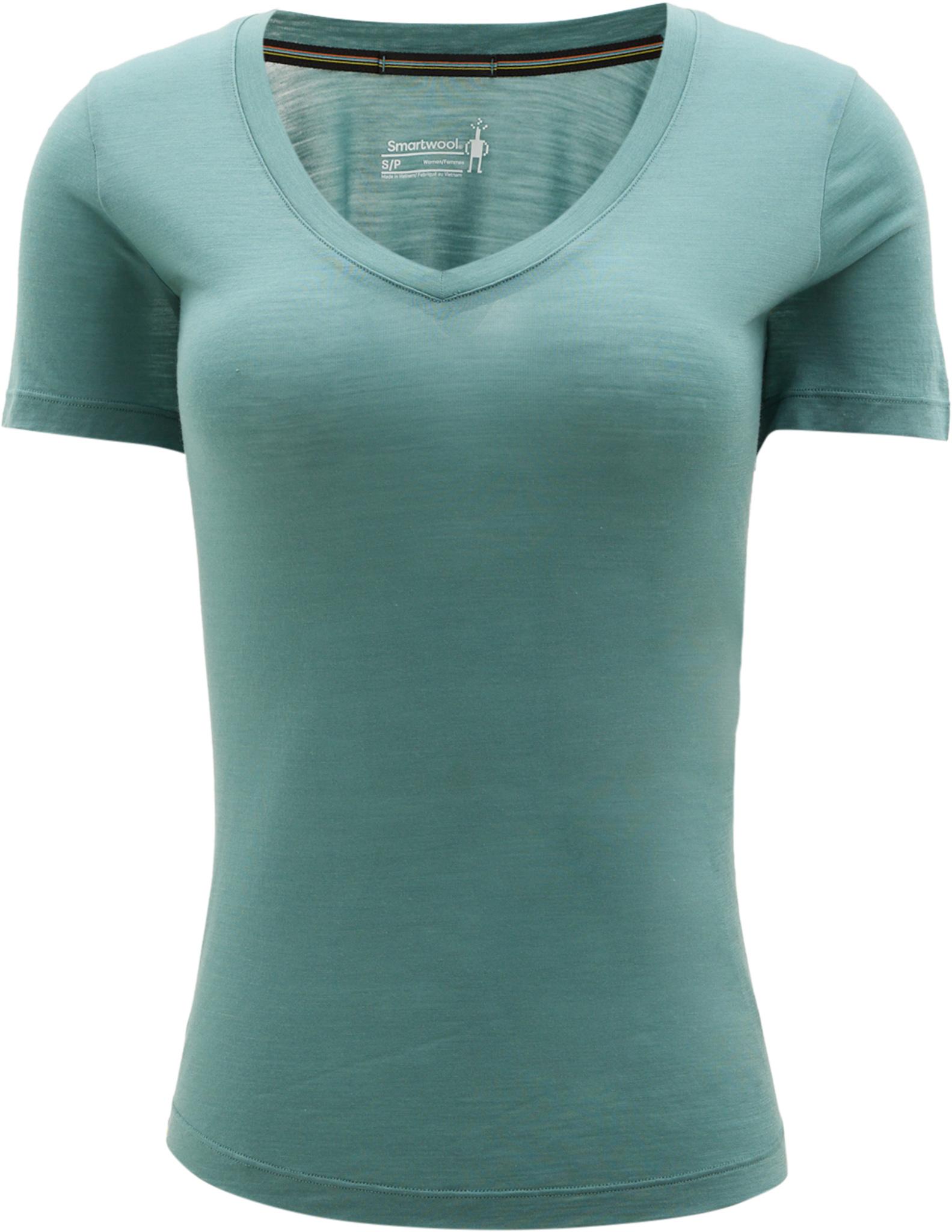 Product image for Merino Sport 120 V-Neck Short Sleeve Tee - Women's
