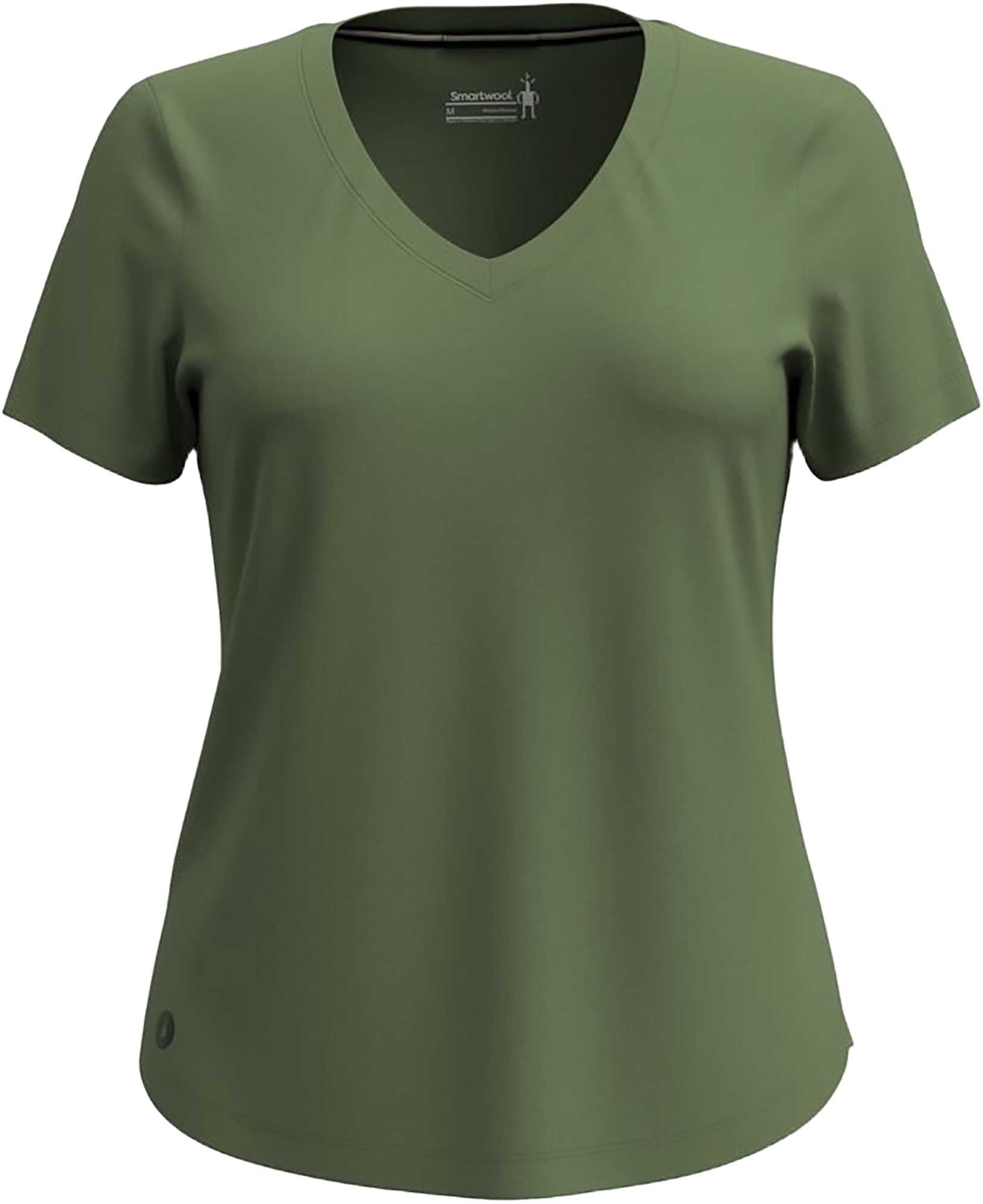 Product image for Merino Sport 120 V-Neck Short Sleeve Tee - Women's