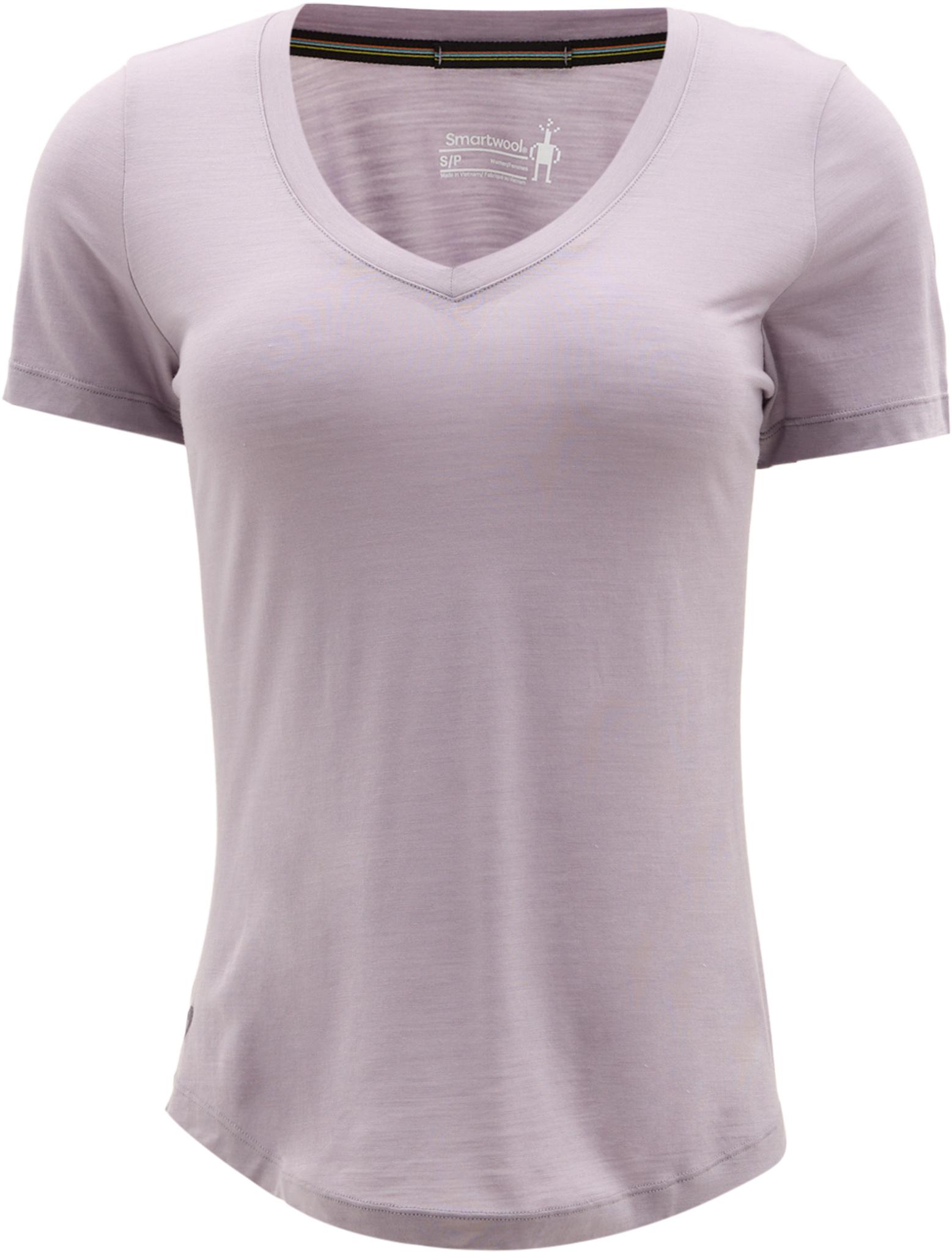 Product image for Merino Sport 120 V-Neck Short Sleeve Tee - Women's