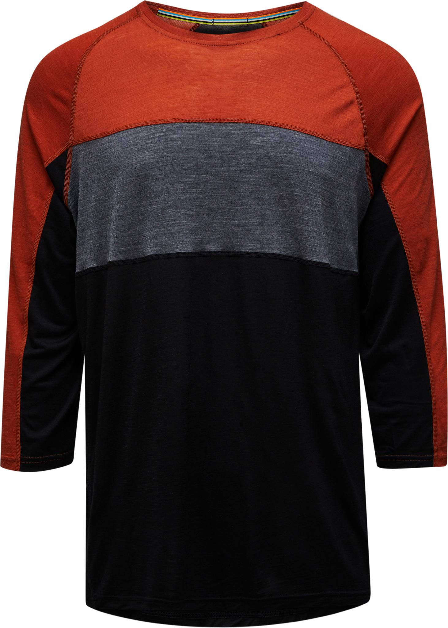 Product gallery image number 1 for product Merino Sport 120 Mountain Biking ¾ Sleeve Tee - Men's