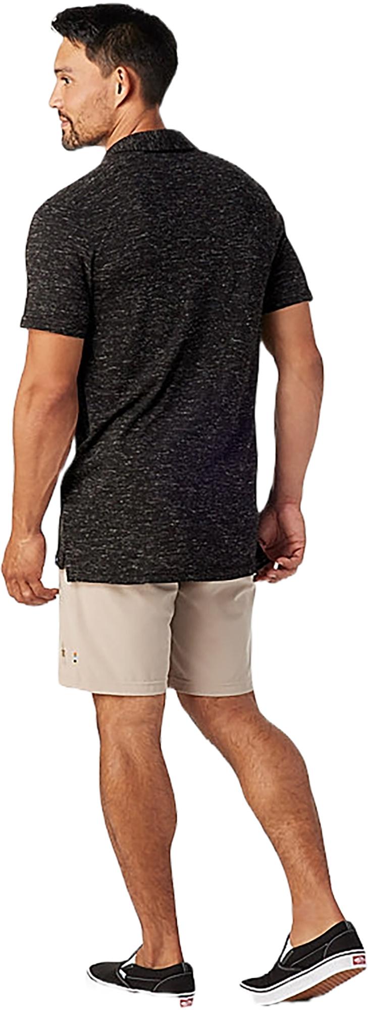 Product gallery image number 3 for product Merino Hemp Blend Short Sleeve Polo T-shirt - Men's