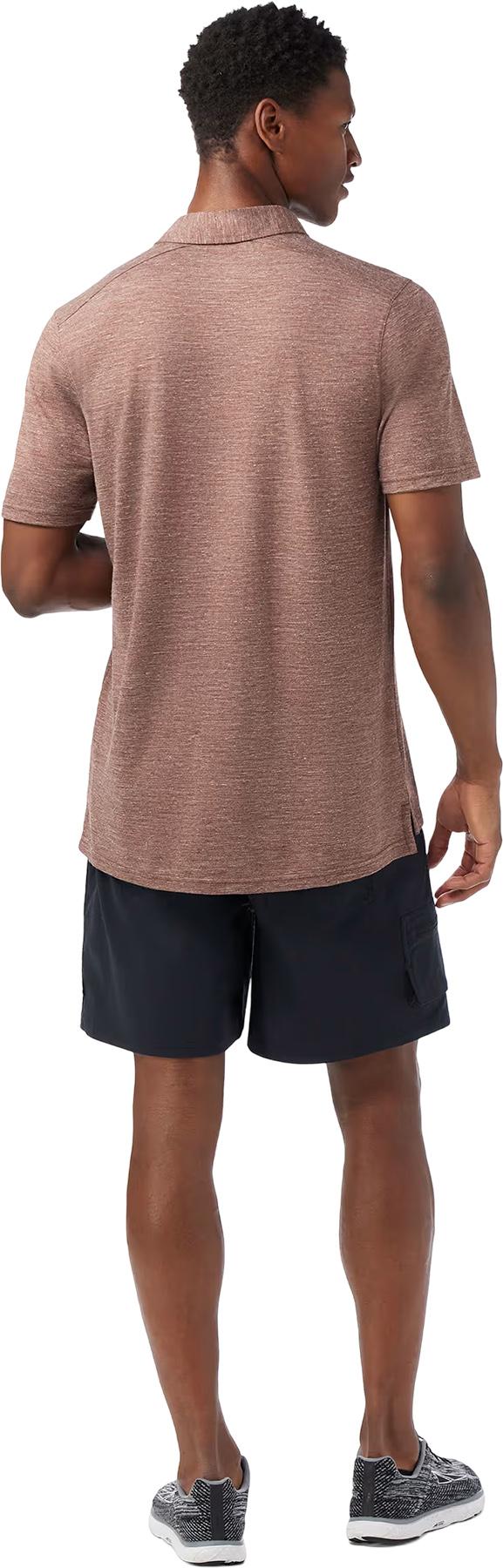 Product gallery image number 3 for product Merino Hemp Blend Short Sleeve Polo T-shirt - Men's