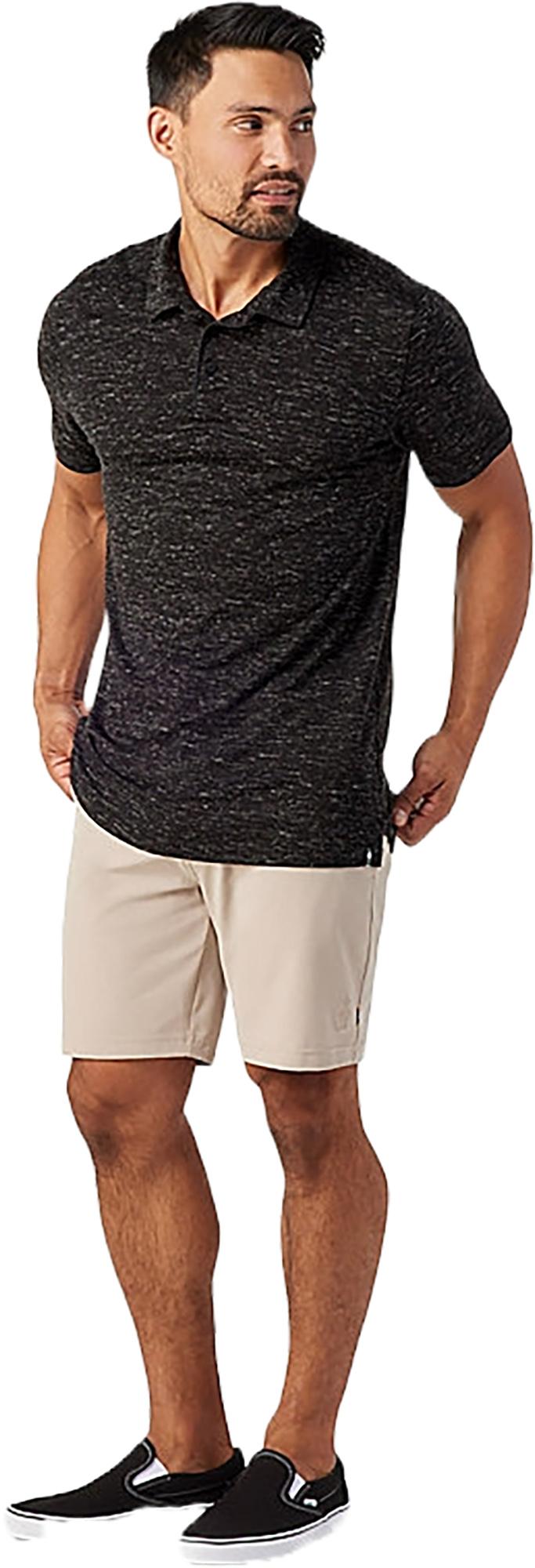 Product gallery image number 2 for product Merino Hemp Blend Short Sleeve Polo T-shirt - Men's