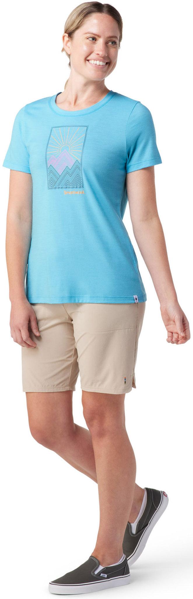 Product gallery image number 3 for product Merino Sport 150 Alpine Start Short Sleeve Graphic Tee - Women's