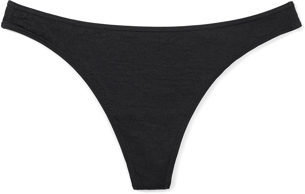 Product gallery image number 1 for product Merino Lace Thong Boxed - Women's