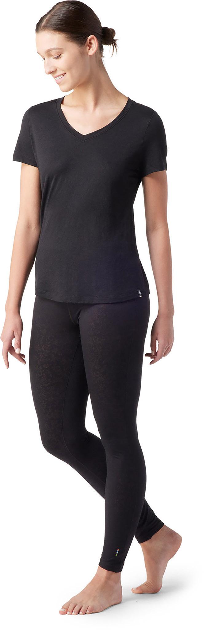 Product gallery image number 3 for product Merino 150 Lace V-Neck Short Sleeve - Women's