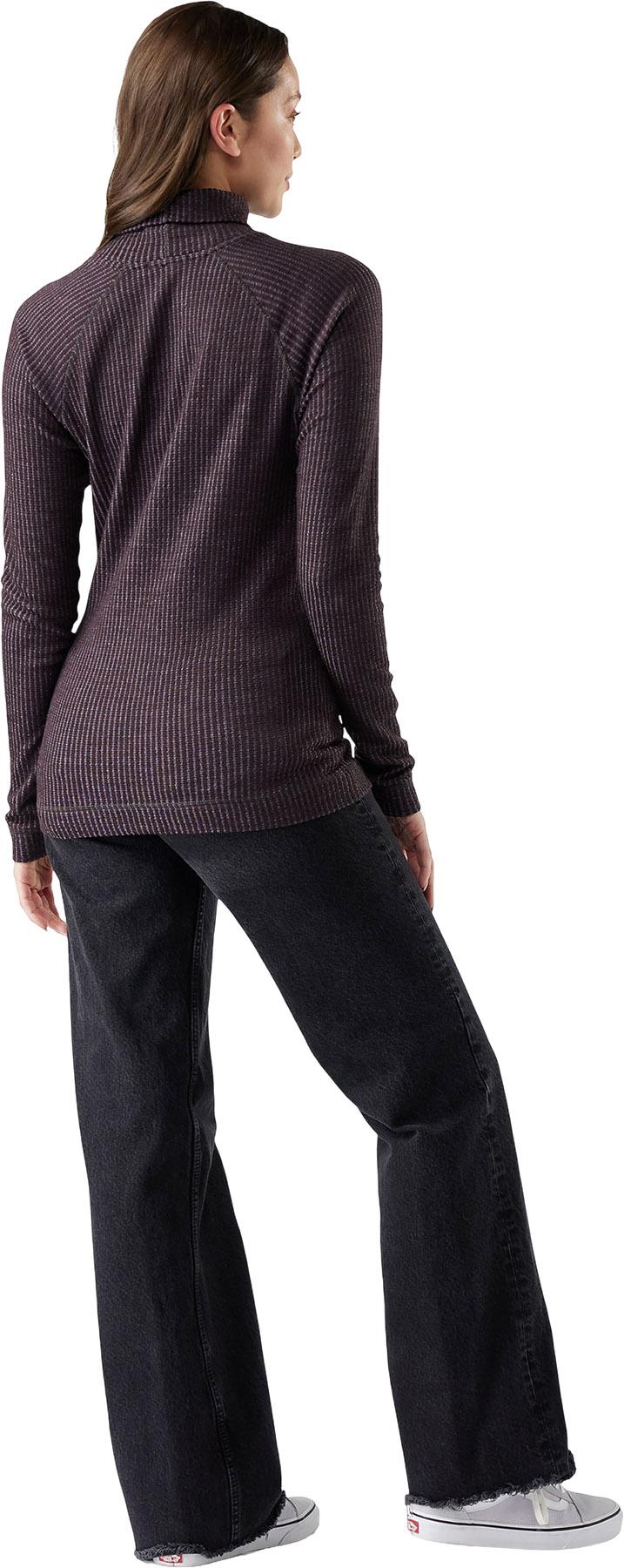 Product gallery image number 2 for product Thermal Merino Rib Turtleneck Top - Women's