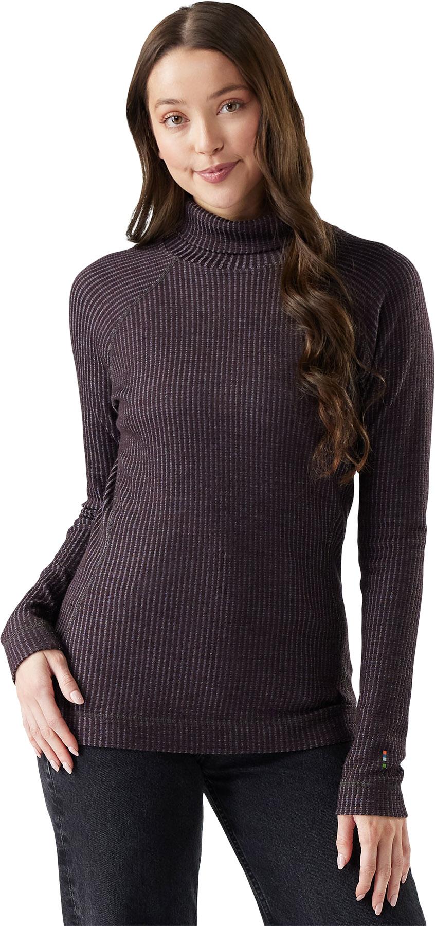 Product gallery image number 3 for product Thermal Merino Rib Turtleneck Top - Women's