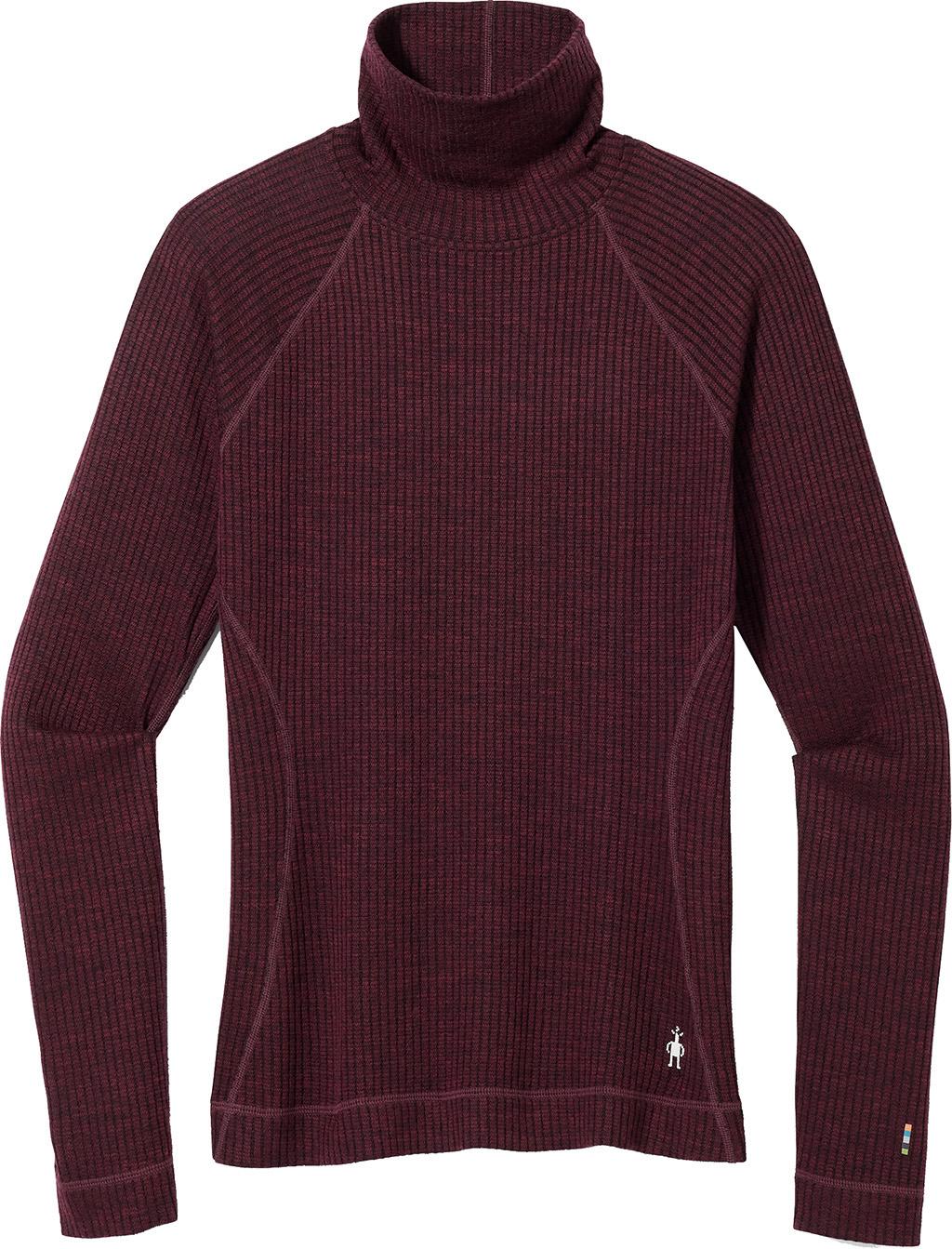 Numéro de l'image de la galerie de produits 4 pour le produit Haut à col roulé thermique en mérinos côtelé - Femme