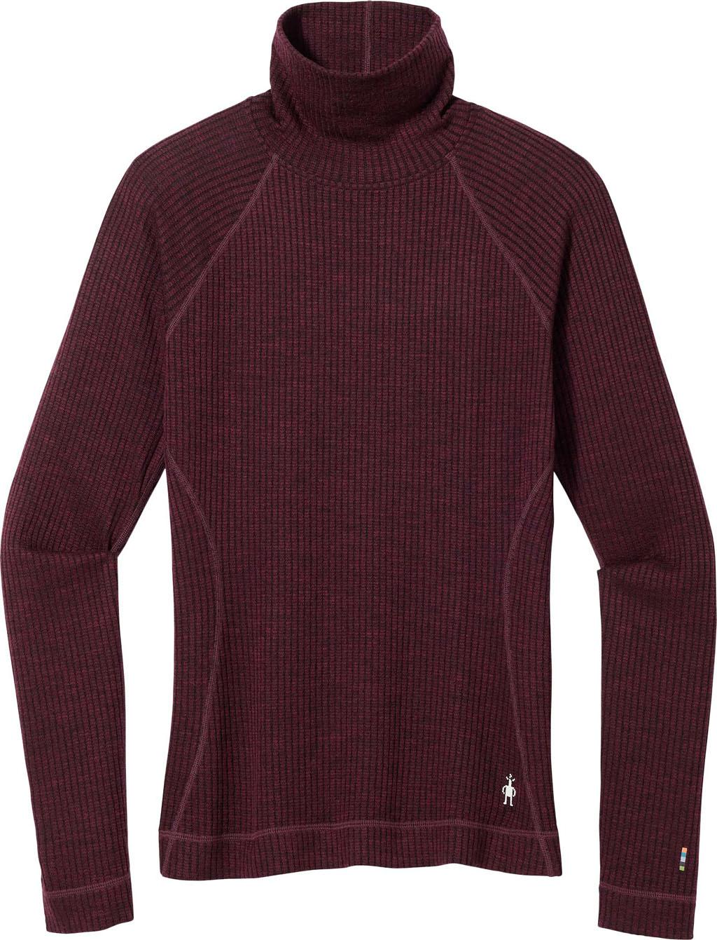 Numéro de l'image de la galerie de produits 1 pour le produit Haut à col roulé thermique en mérinos côtelé - Femme