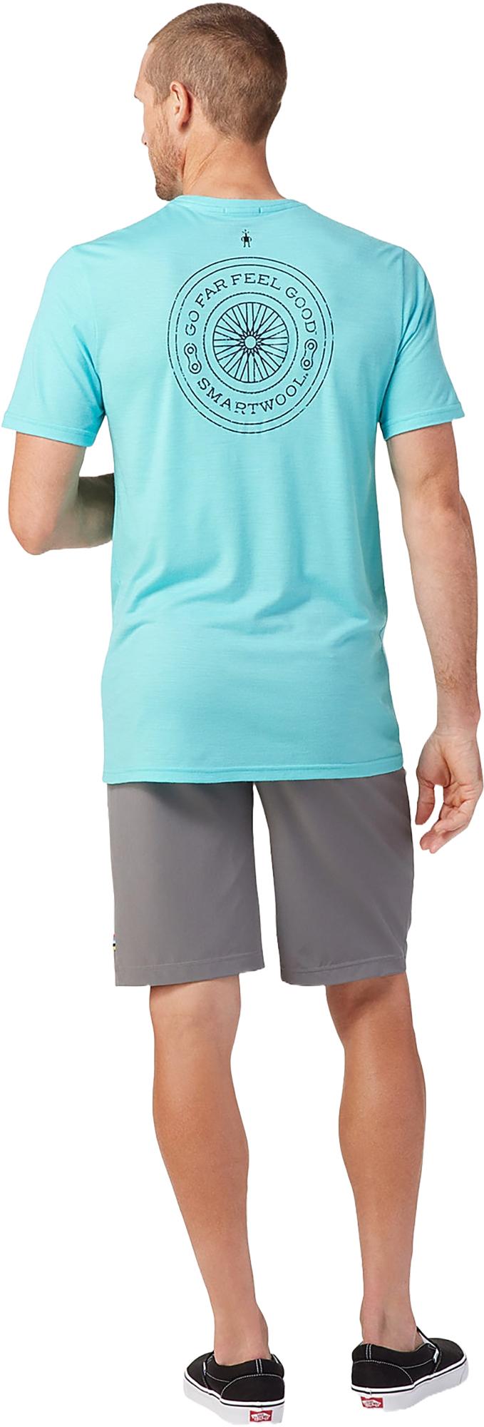 Product gallery image number 2 for product Merino Sport 150 Short Sleeve Graphic Tee Slim Fit - Men's