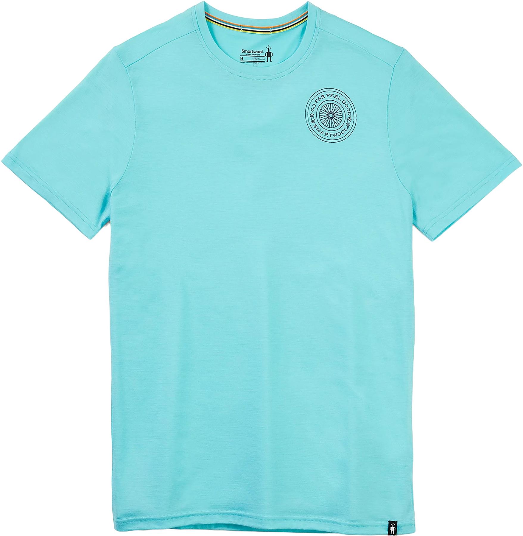 Product gallery image number 1 for product Merino Sport 150 Short Sleeve Graphic Tee Slim Fit - Men's