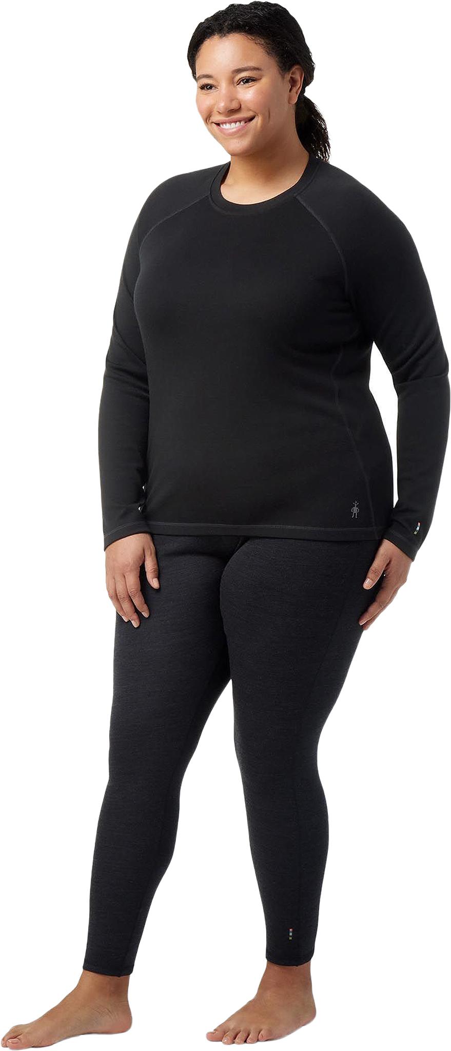 Product gallery image number 3 for product Classic Thermal Merino Plus Size Crew Neck Base Layer Top - Women's
