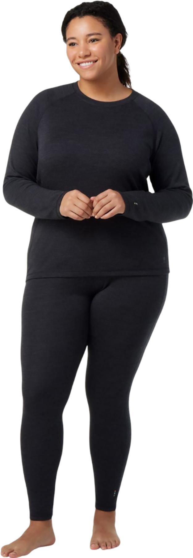 Product gallery image number 3 for product Classic Thermal Merino Plus Size Crew Neck Base Layer Top - Women's