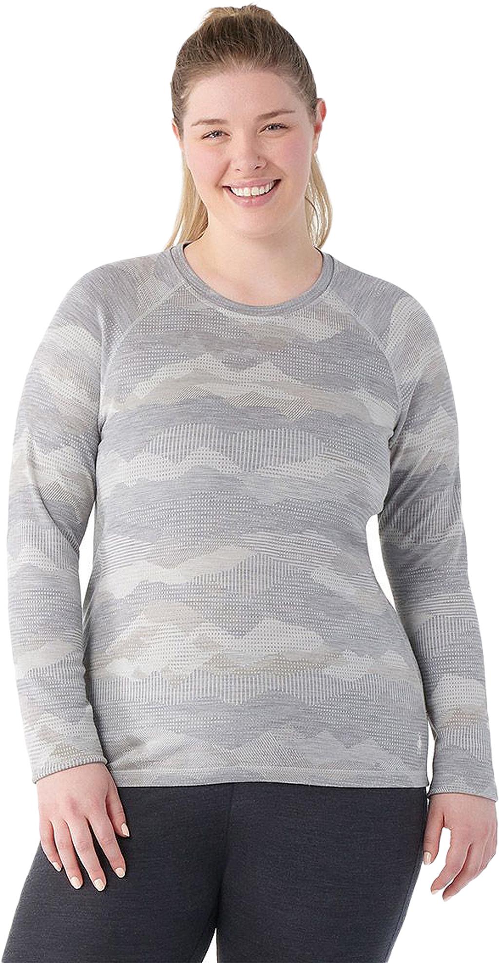 Product gallery image number 3 for product Classic Thermal Merino Plus Size Crew Neck Base Layer Top - Women's
