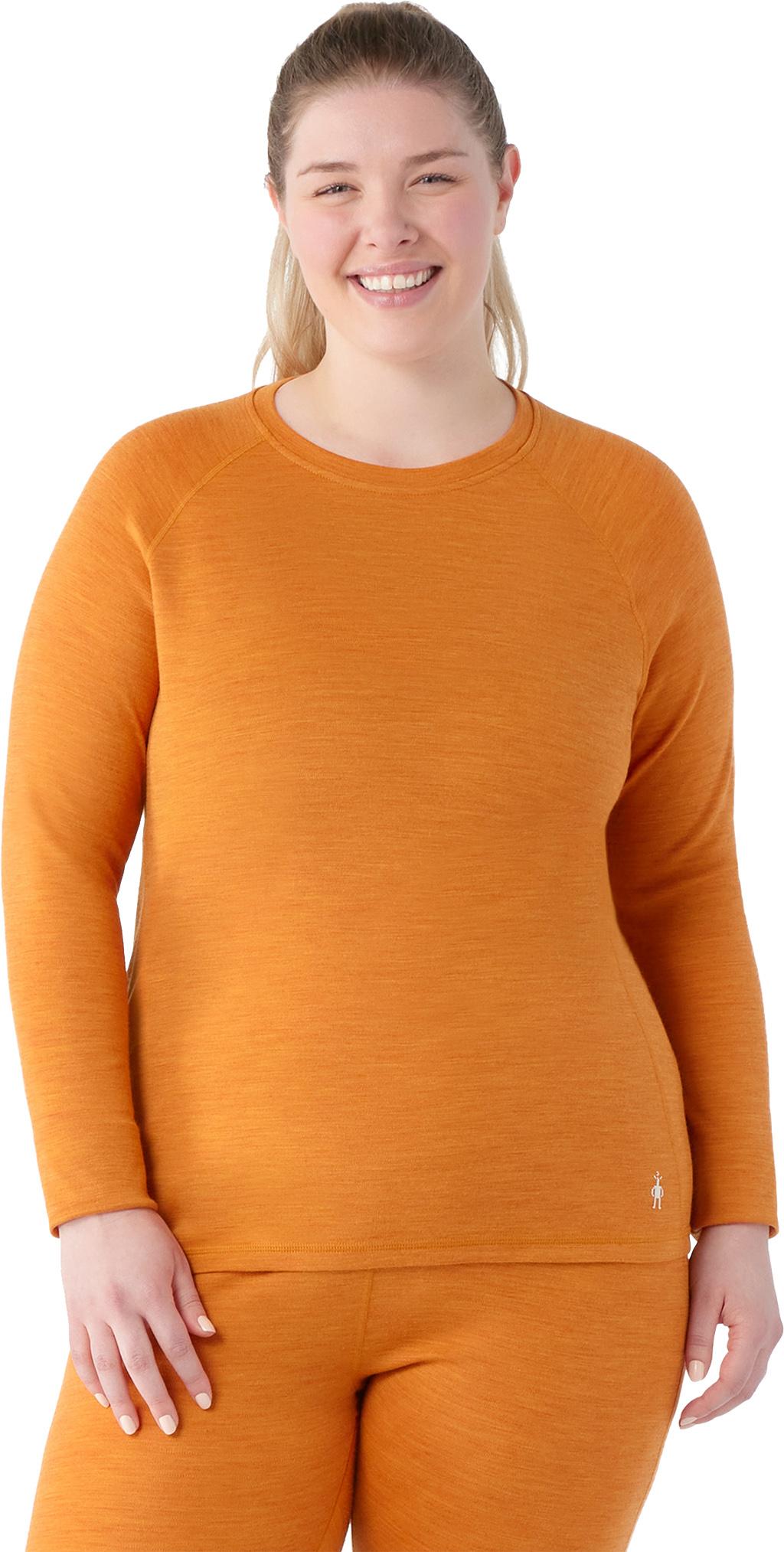 Product gallery image number 3 for product Classic Thermal Merino Plus Size Crew Neck Base Layer Top - Women's