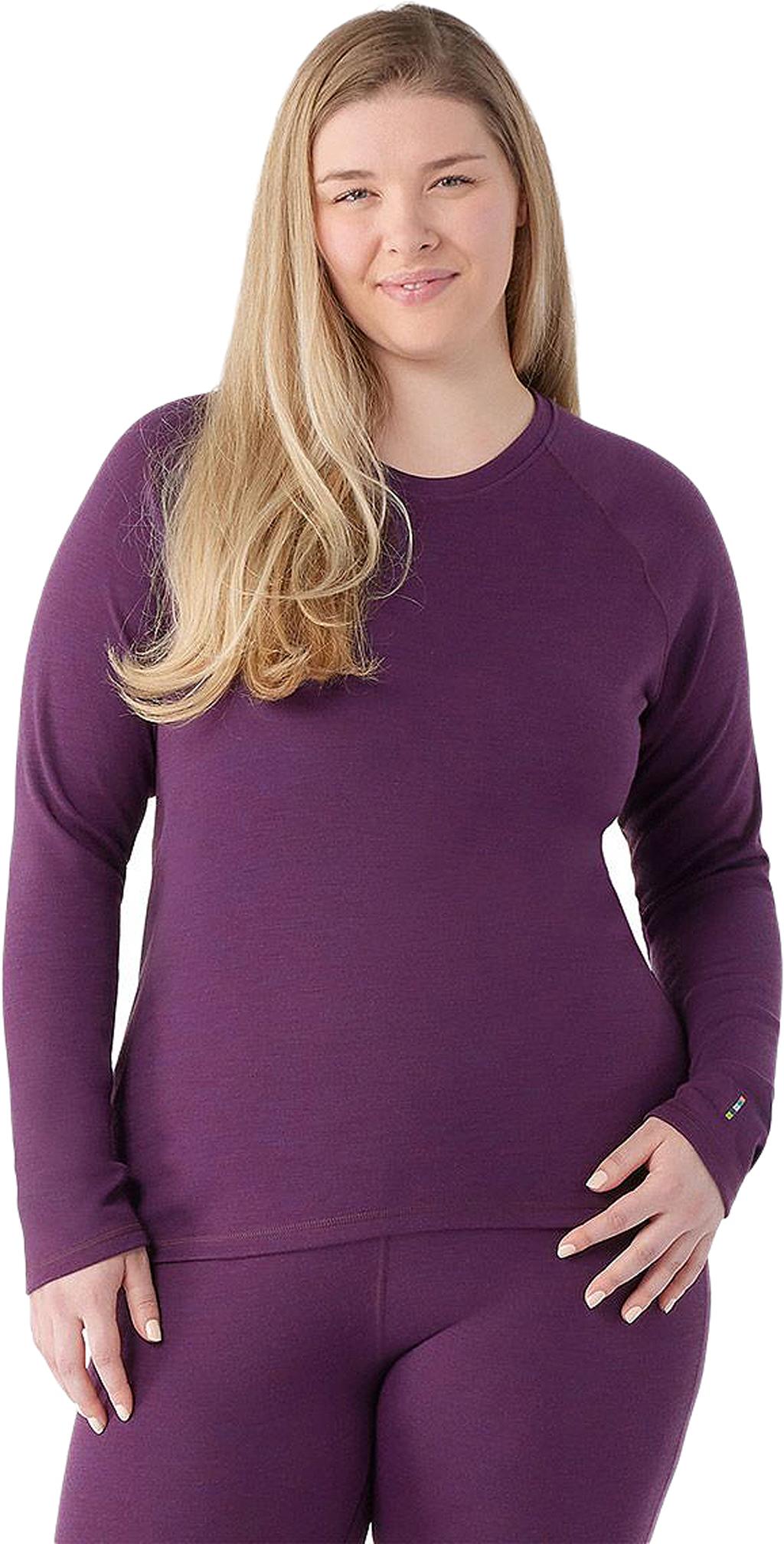 Product gallery image number 3 for product Classic Thermal Merino Plus Size Crew Neck Base Layer Top - Women's