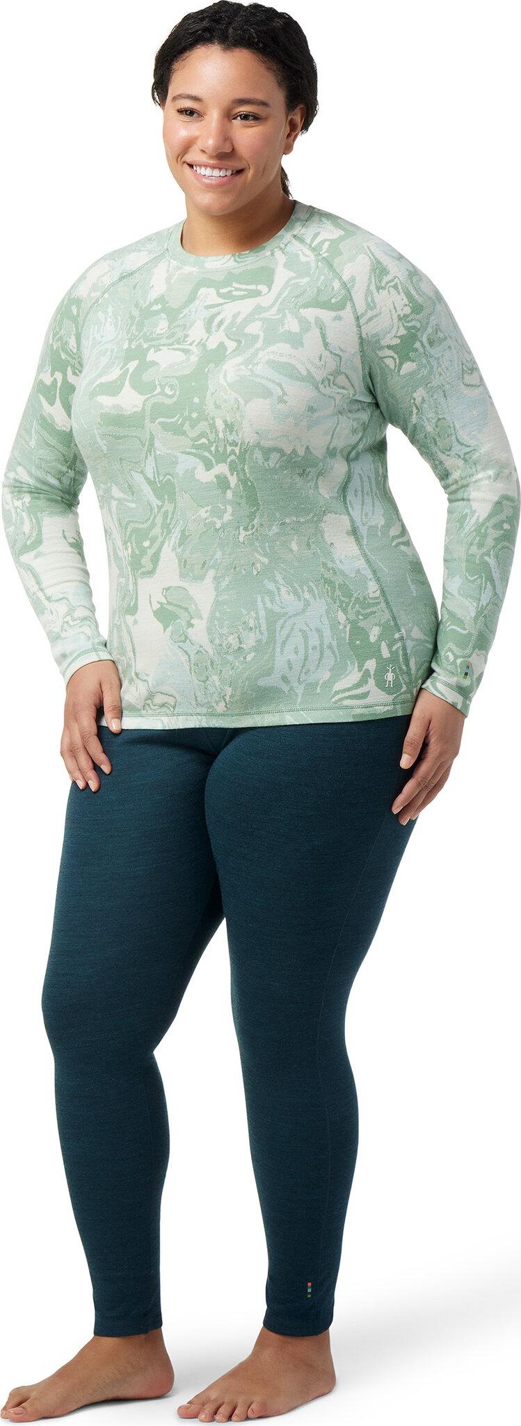 Product gallery image number 2 for product Classic Thermal Merino Plus Size Pattern Crew Neck Base Layer - Women's