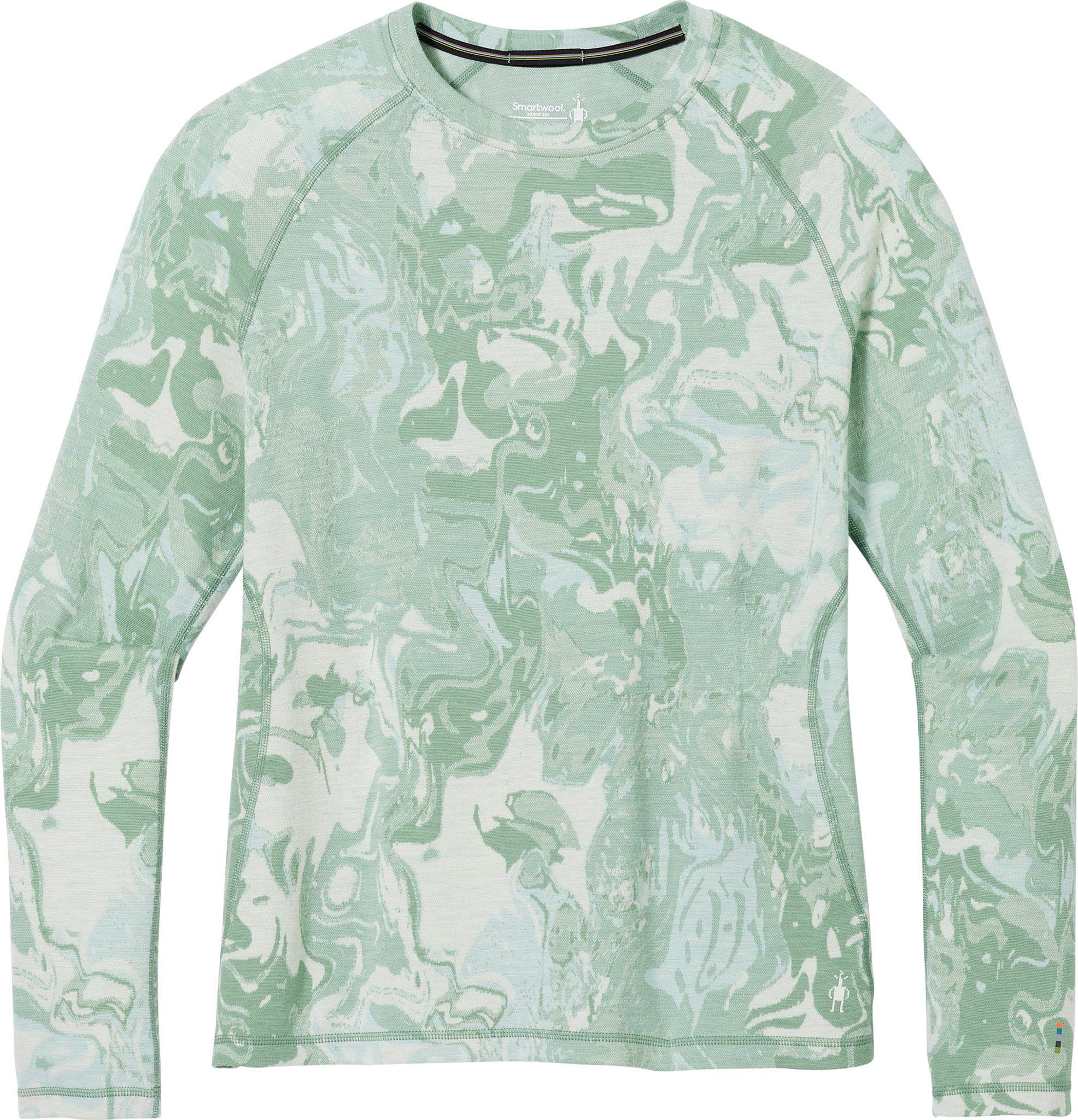 Product gallery image number 1 for product Classic Thermal Merino Plus Size Pattern Crew Neck Base Layer - Women's