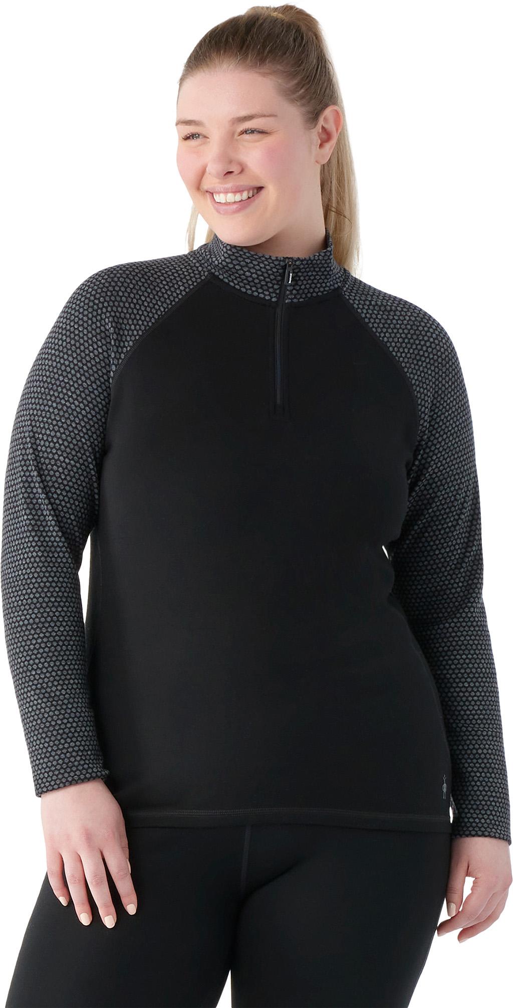 Product gallery image number 3 for product Classic Thermal Merino Plus Size 1/4 Zip Base Layer - Women's