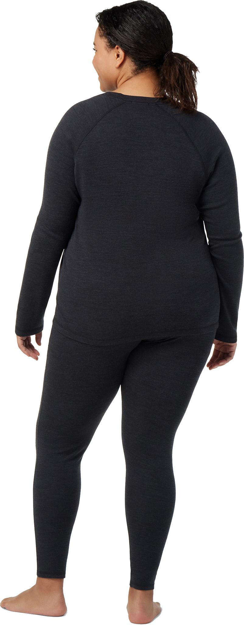 Product gallery image number 2 for product Haut couche de base à col rond en mérinos Classic Thermal - Boîte en carton - Grande taille - Femme