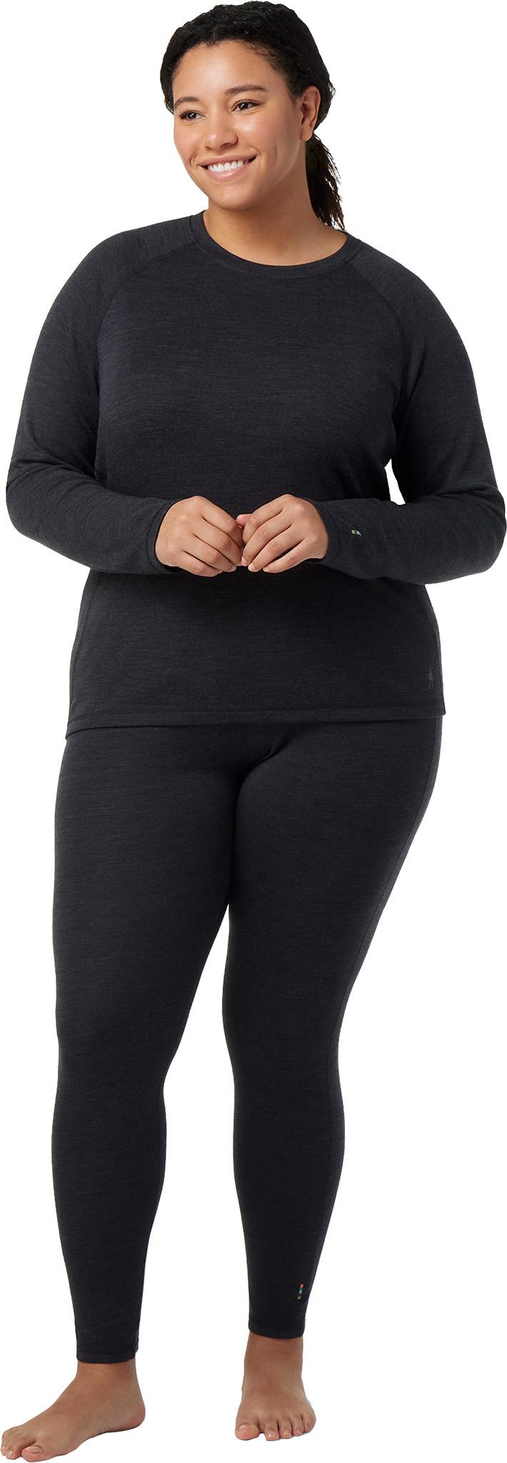 Product gallery image number 3 for product Haut couche de base à col rond en mérinos Classic Thermal - Boîte en carton - Grande taille - Femme