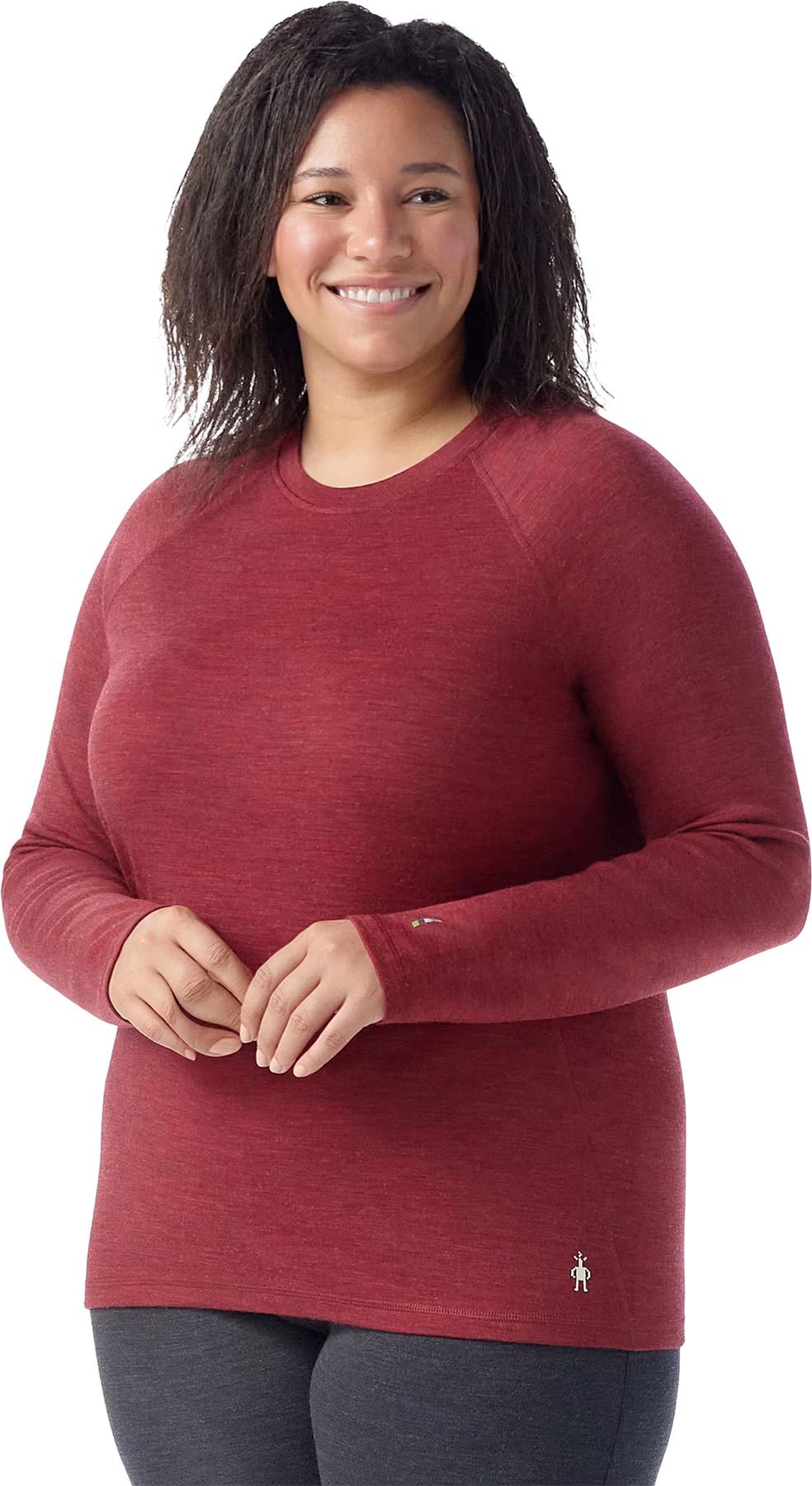 Product gallery image number 3 for product Classic Thermal Merino Base Layer Crew Plus Boxed - Women's