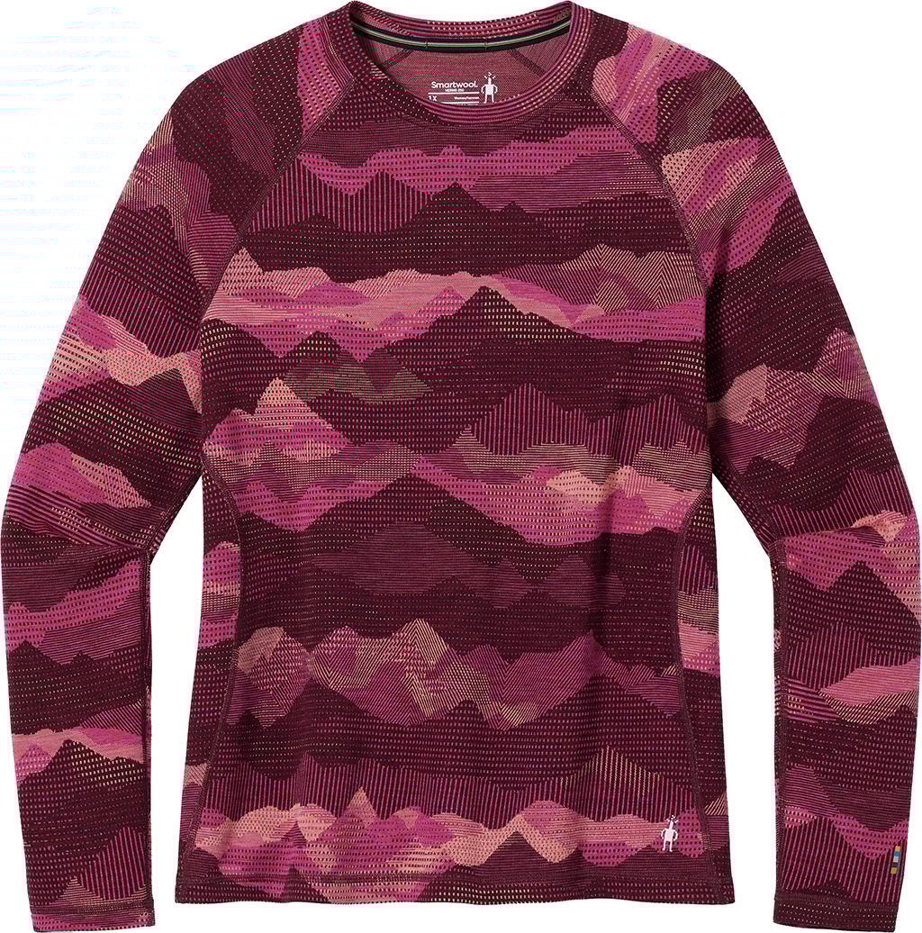 Product gallery image number 1 for product Classic Thermal Merino Base Layer Pattern Crew Plus Boxed - Women's