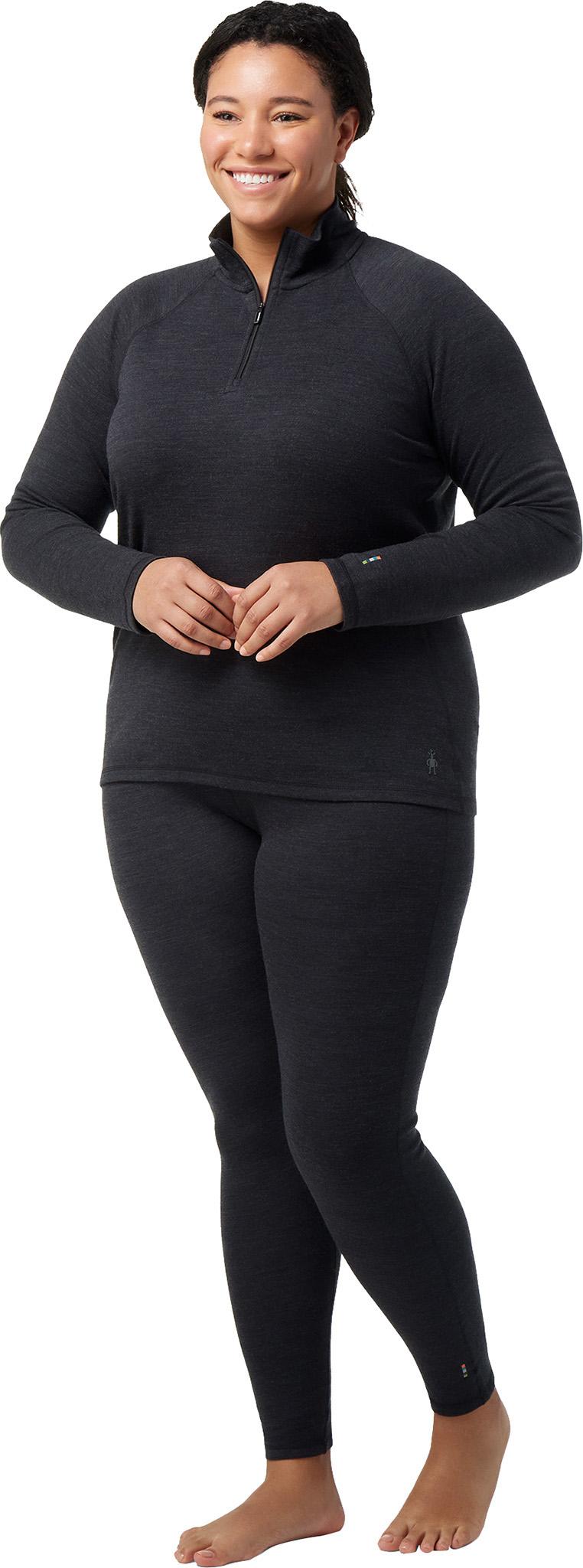 Product gallery image number 3 for product Classic Thermal Merino Boxed 1/4 Zip Base Layer [Plus Size] - Women's
