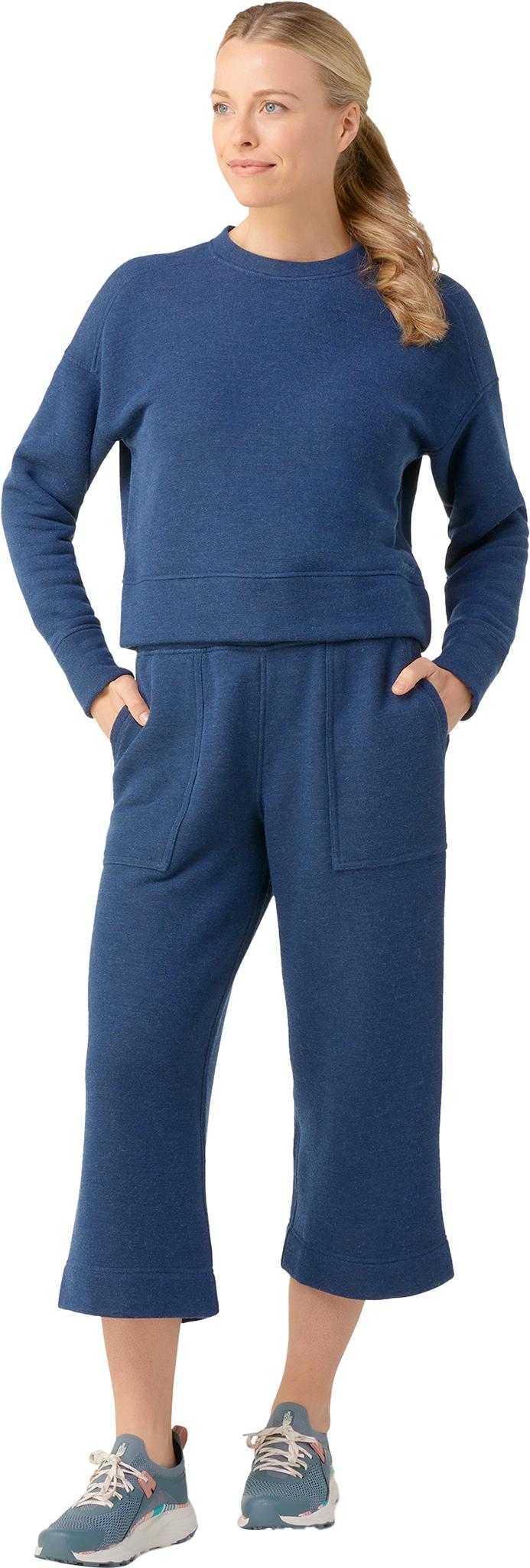 Numéro de l'image de la galerie de produits 3 pour le produit Chandail col rond recyclé Terry Cropped - Femme