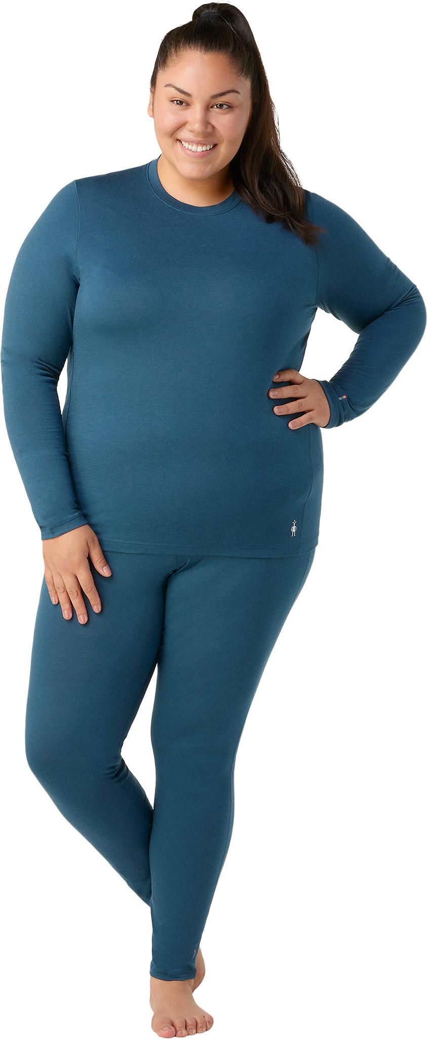 Product gallery image number 3 for product Classic All-Season Merino Plus Size Long Sleeve Base Layer Top - Women's