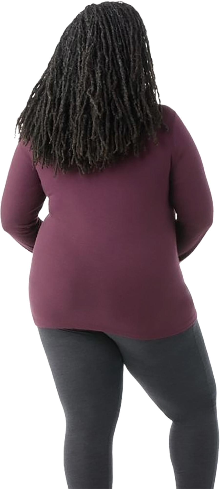 Numéro de l'image de la galerie de produits 2 pour le produit T-shirt couche de base en mérinos toutes saisons Classic - Boîte en carton - Grande taille - Femme