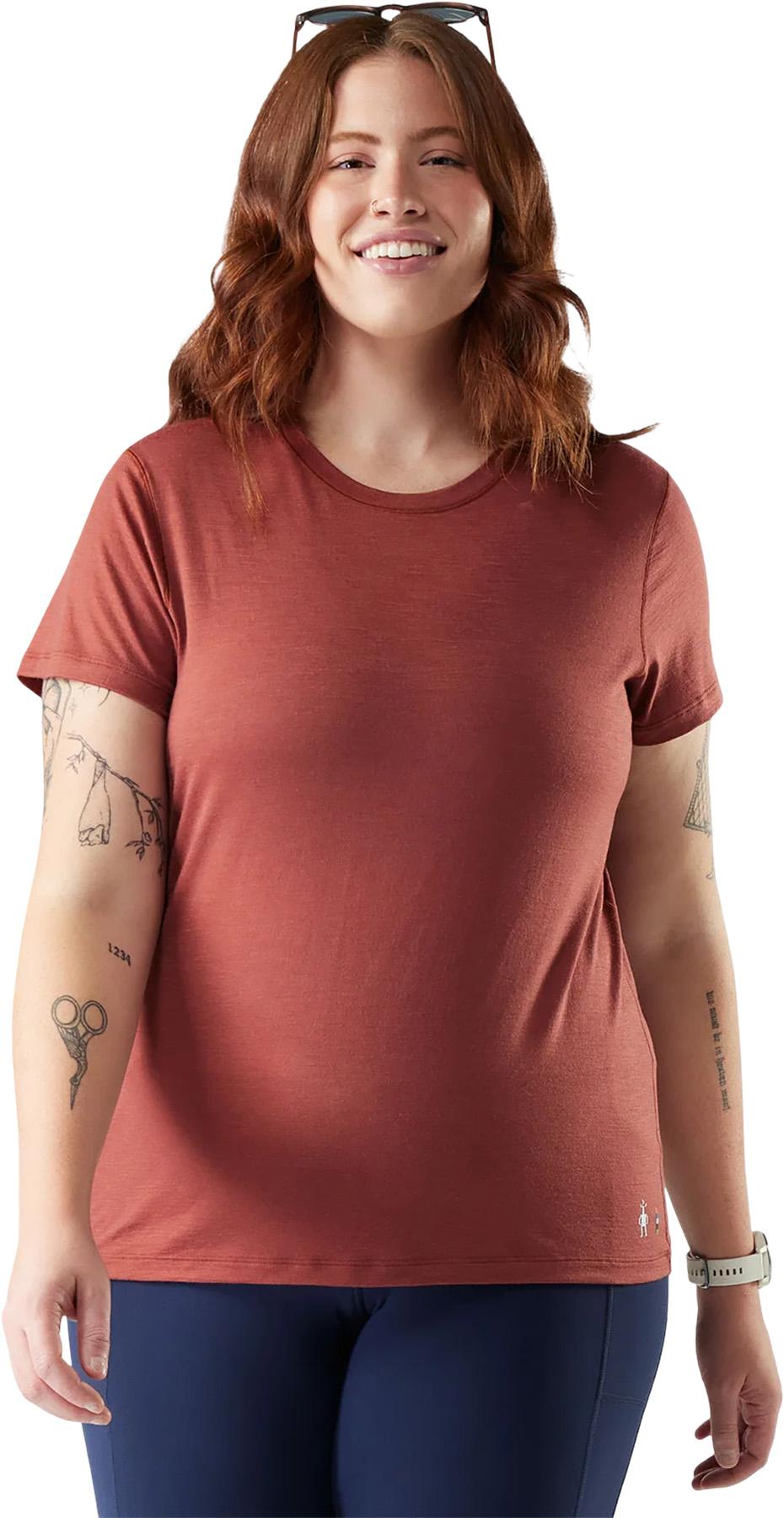 Product gallery image number 3 for product Merino Plus Size Short Sleeve Tee - Women's