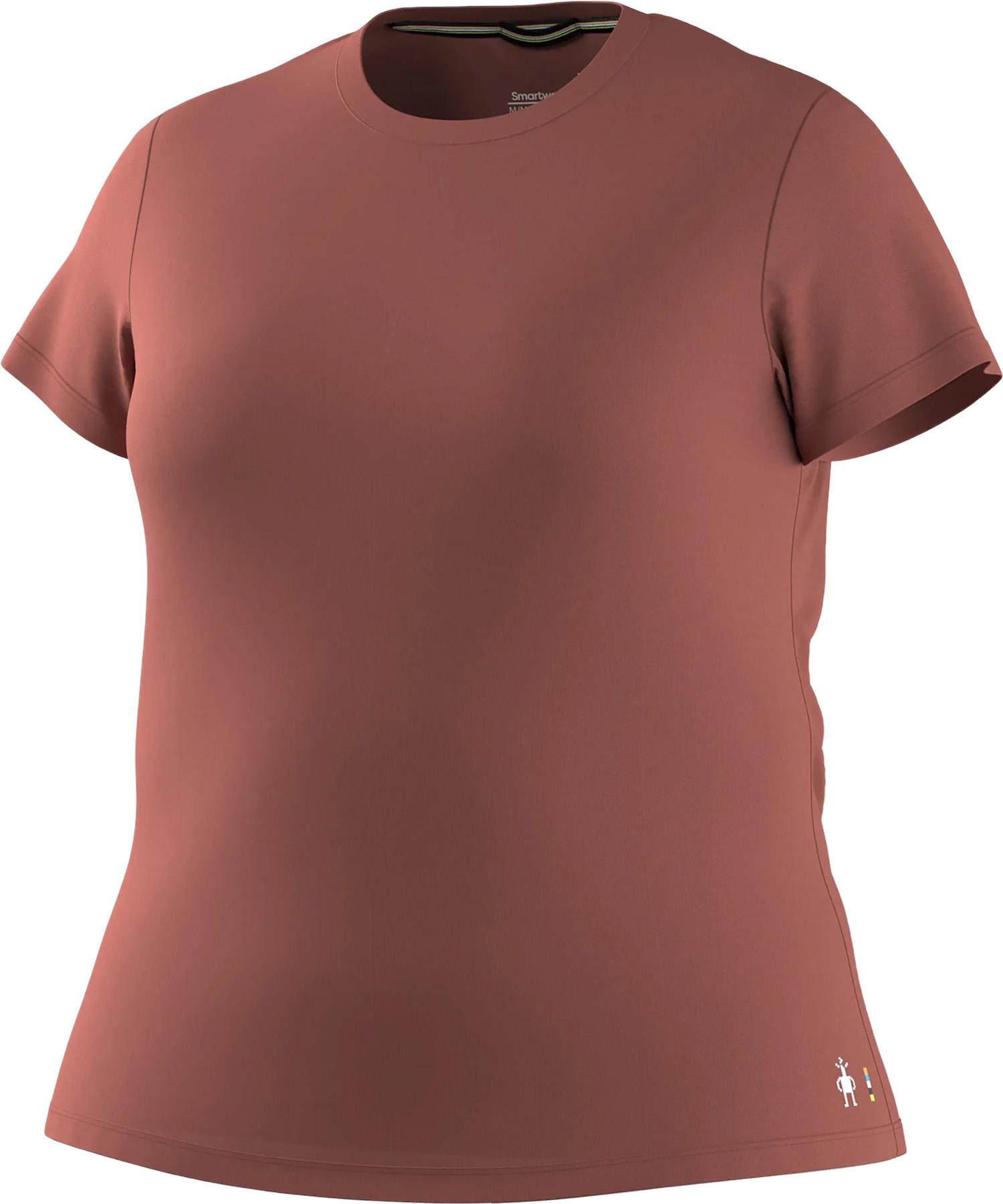 Image de produit pour T-shirt à manches courtes grande taille en laine mérinos - Femme