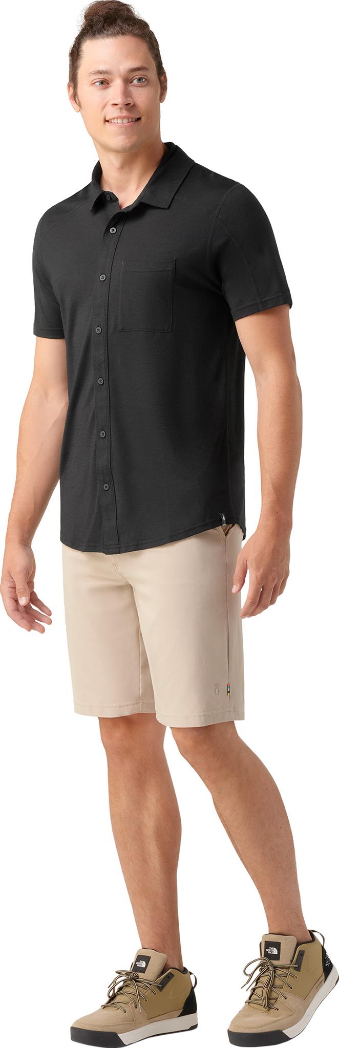 Numéro de l'image de la galerie de produits 3 pour le produit T-shirt boutonné à manches courtes - Homme