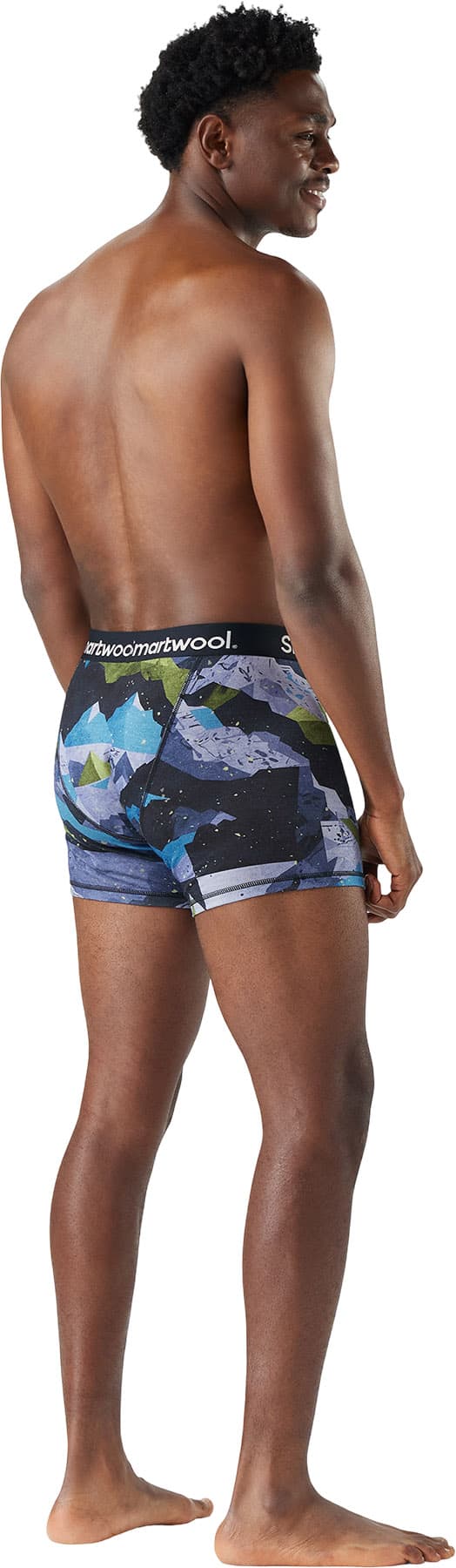 Product gallery image number 2 for product Merino Print Boxed Boxer Brief 4.75 in - Men's