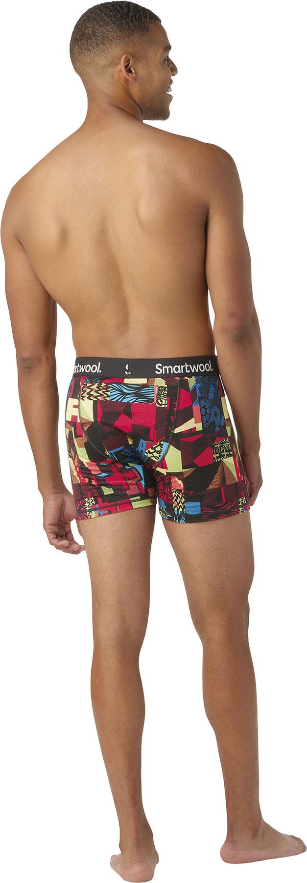 Product gallery image number 2 for product Merino Print Boxed Boxer Brief 4.75 in - Men's